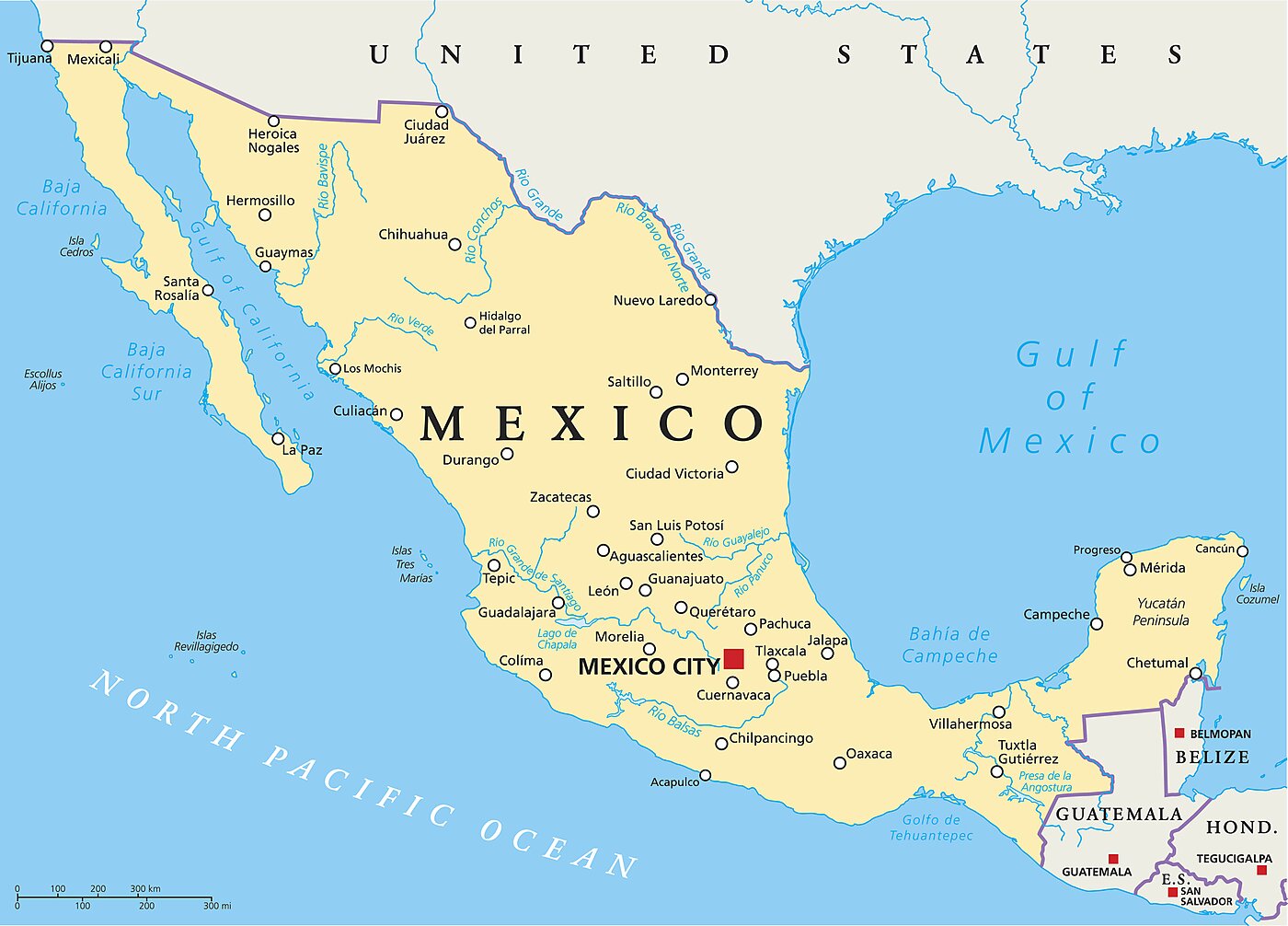 mexico map